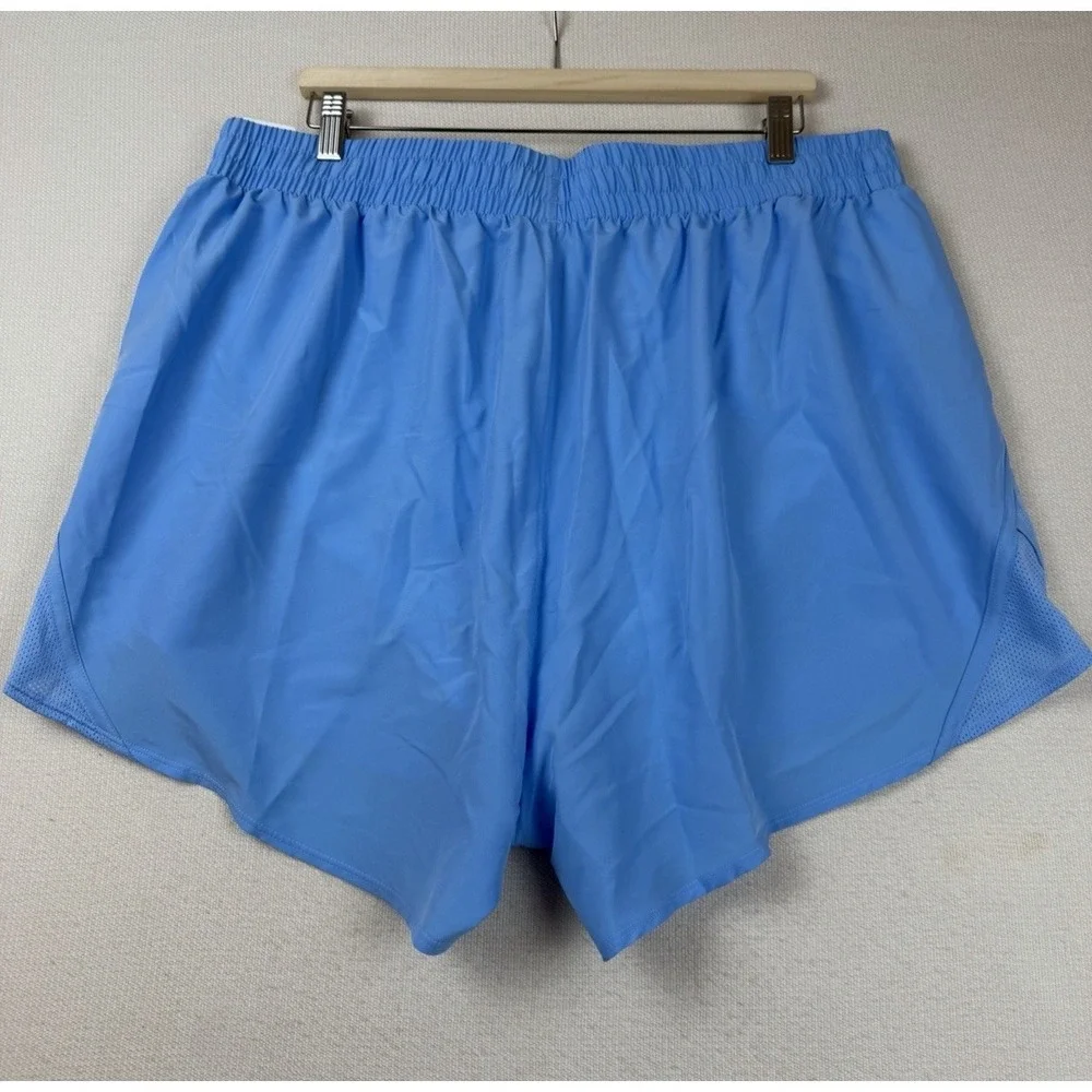 Under Armour Women's Fly By 3" Shorts Size 1X Blue NWT Running Athletic Lined - Picture 2 of 15